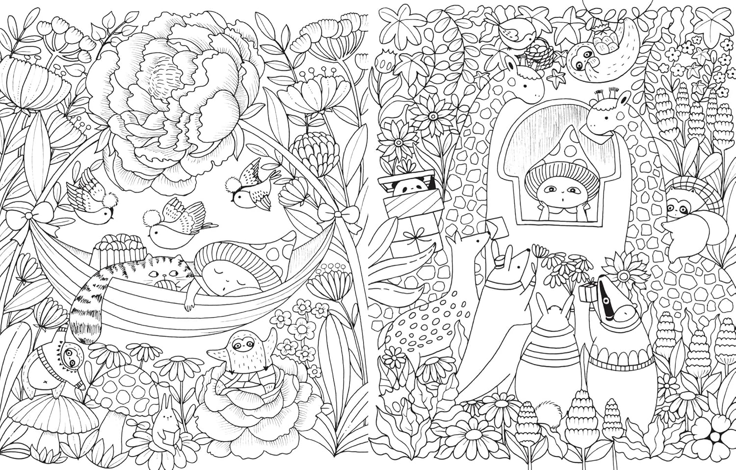 Cozy omalovanky Million Cute Animals
